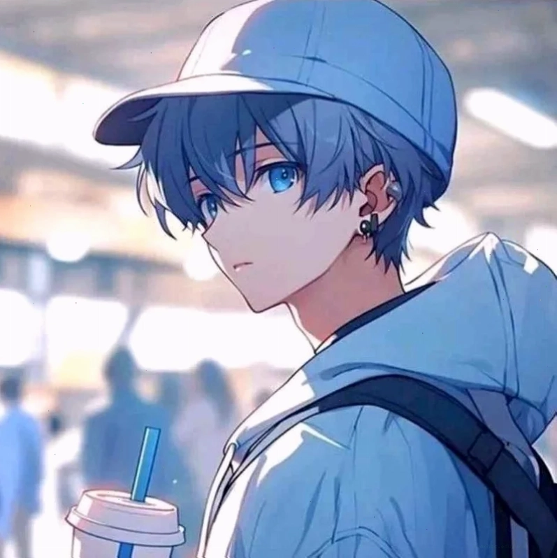 Avatar anime nam phong cách nghệ thuật pixel