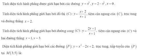 ứng dụng của tích phân ứng dụng của tích phân